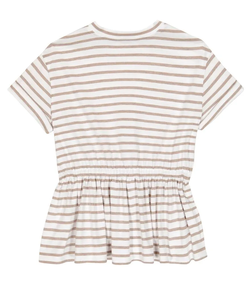 Brunello Cucinelli striped cotton jersey T-shirt, multicolor