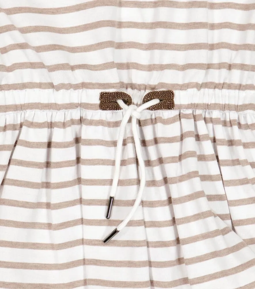 Brunello Cucinelli striped cotton jersey T-shirt, multicolor