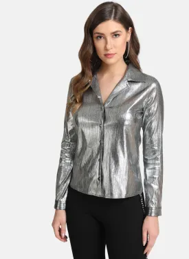 Cuban Collar Detail Shirt
