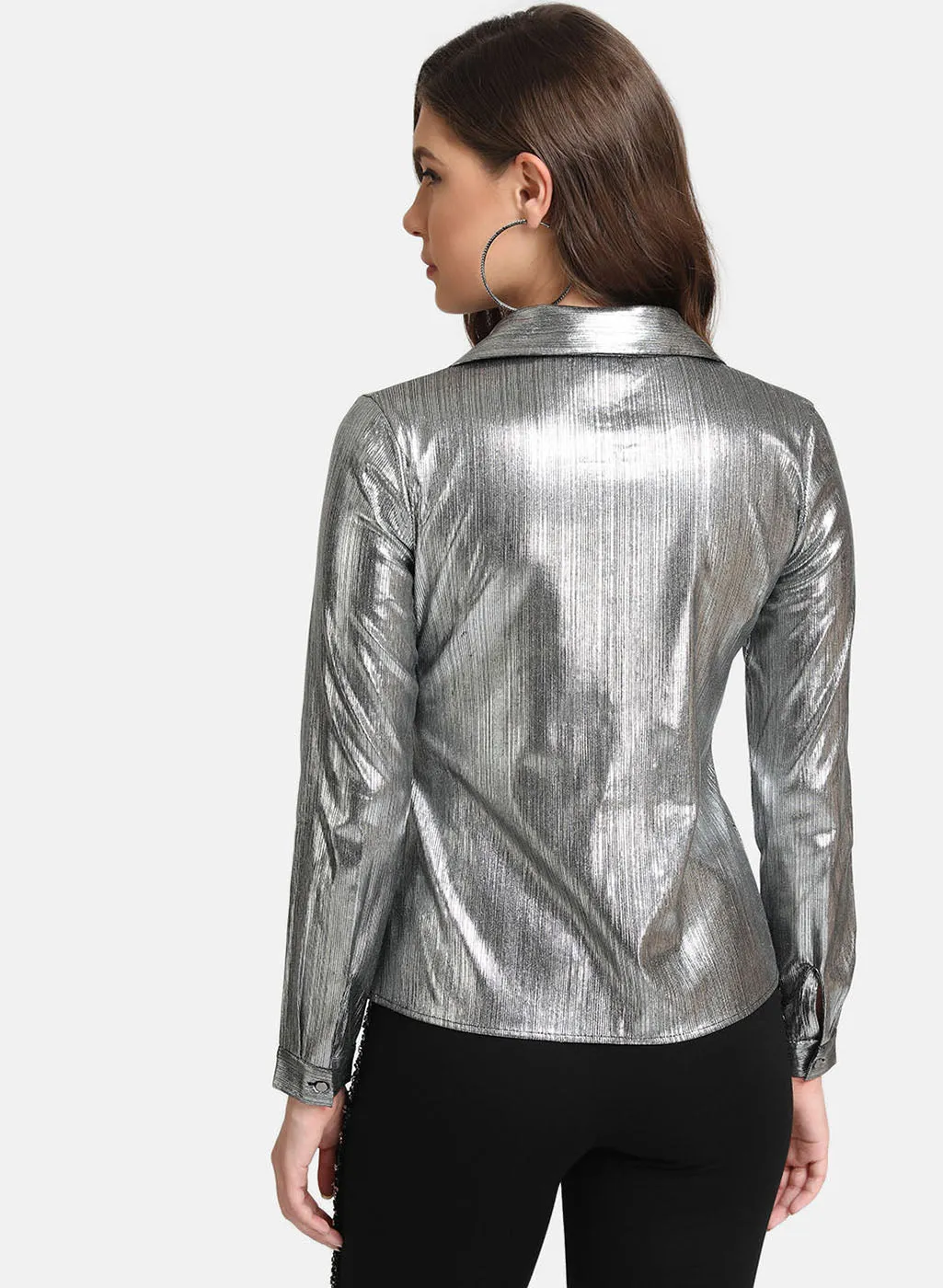 Cuban Collar Detail Shirt