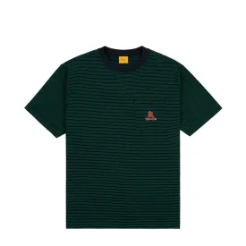 Dime Striped Pocket T-Shirt Green