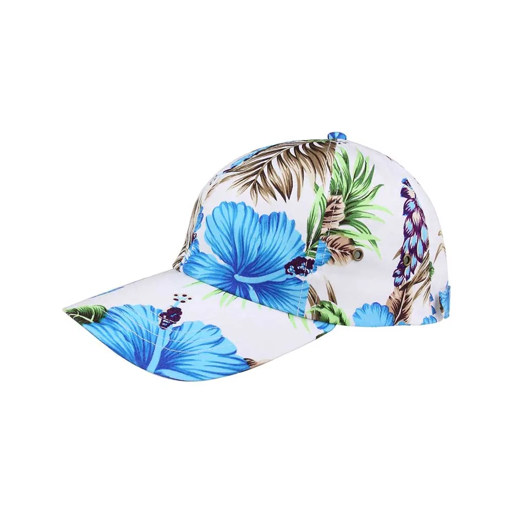 Floral Unstructured Baseball Cap