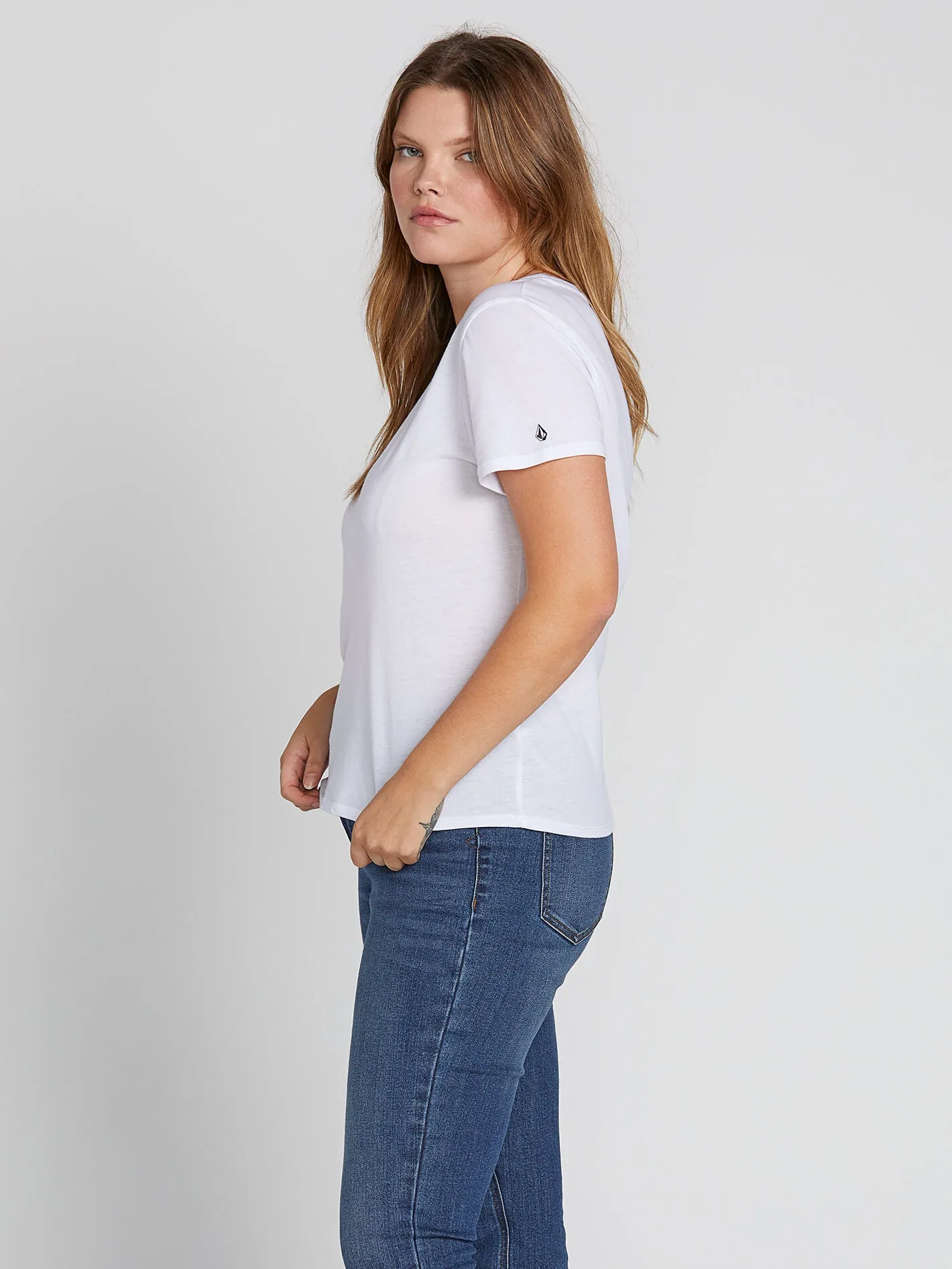 One Of Each Plus Size Tee - White