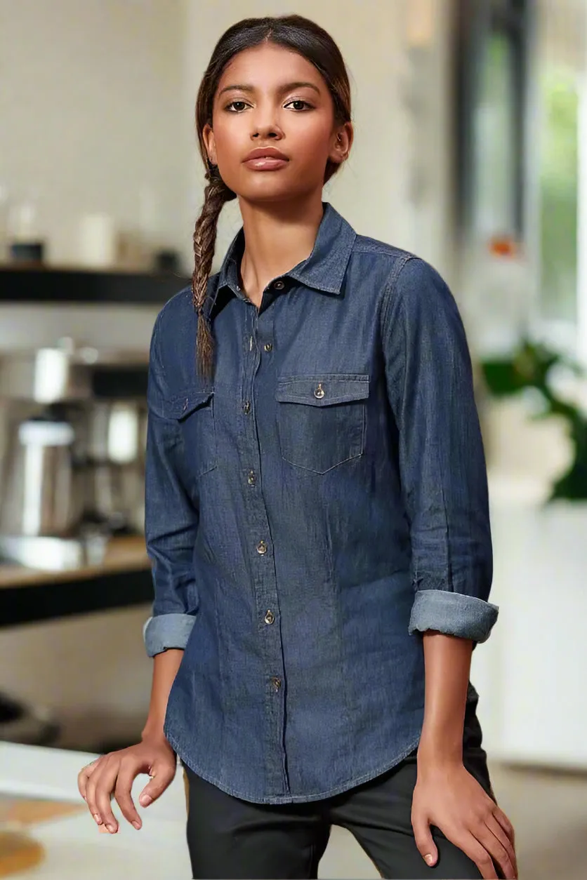 PR322 - Jean Stitch Denim Shirt