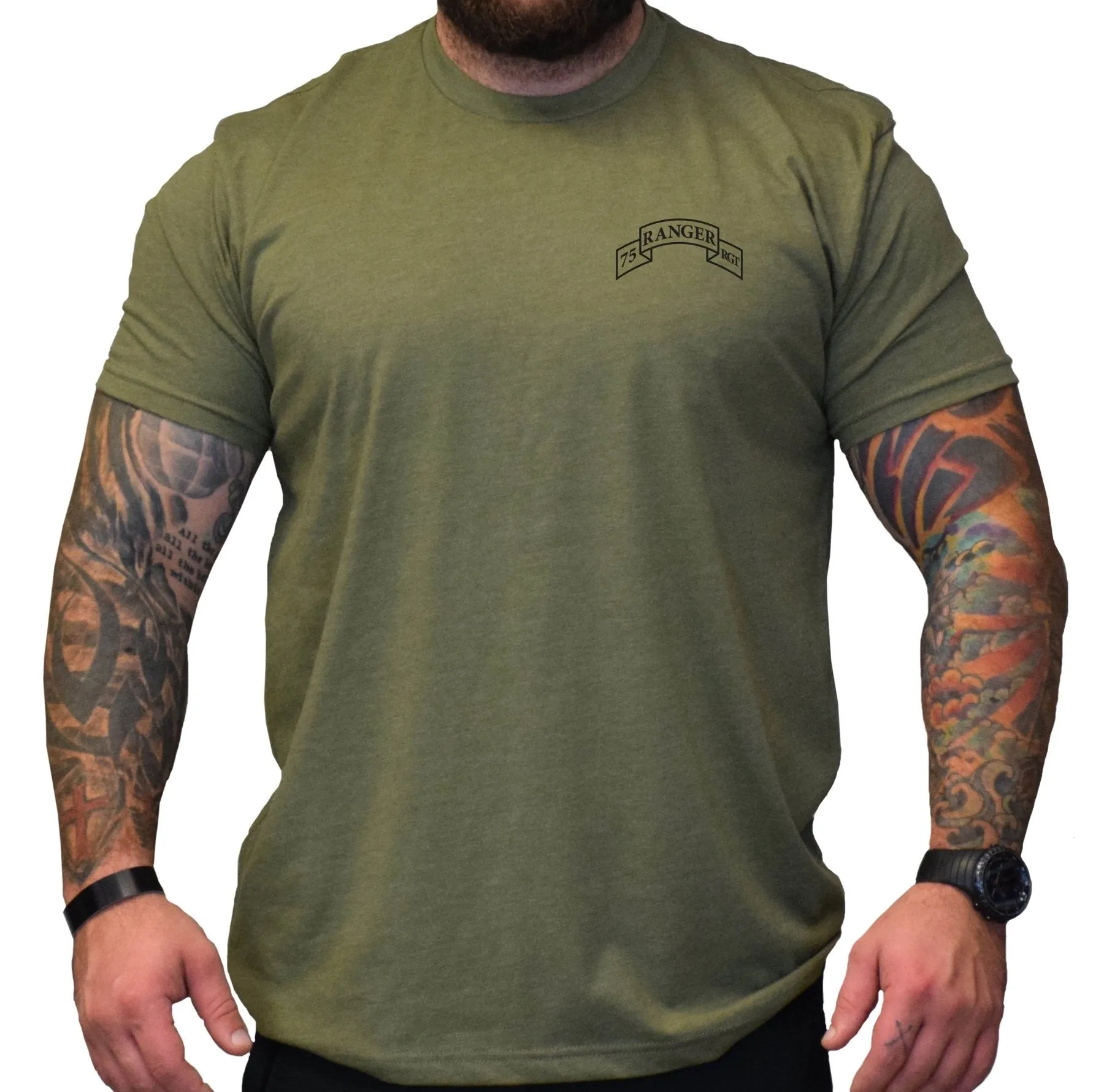 Ranger Breast Scroll - OD Green