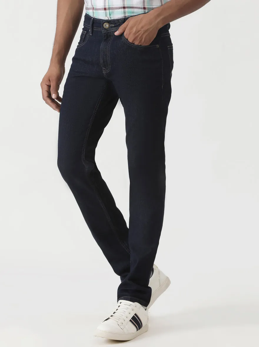 Raw Blue Washed Slim Fit Jeans | Greenfibre
