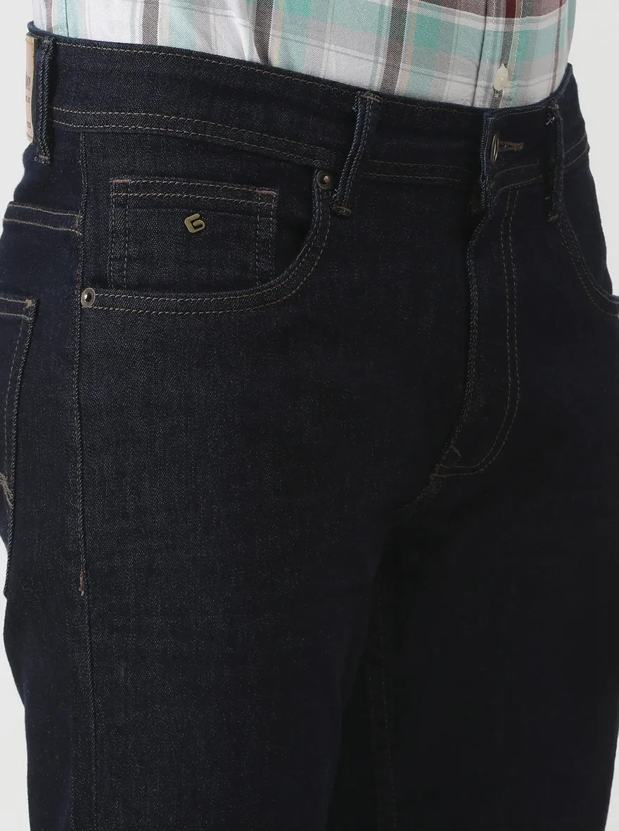 Raw Blue Washed Slim Fit Jeans | Greenfibre