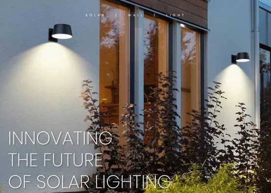 Retro But Modern Design Solar Wall Light #6981