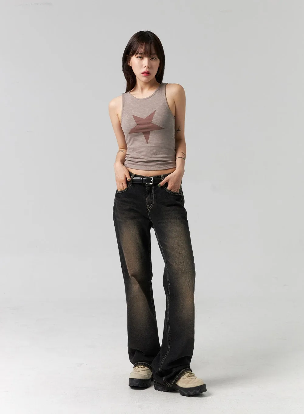 Slim Fit Bootcut Jeans CG330