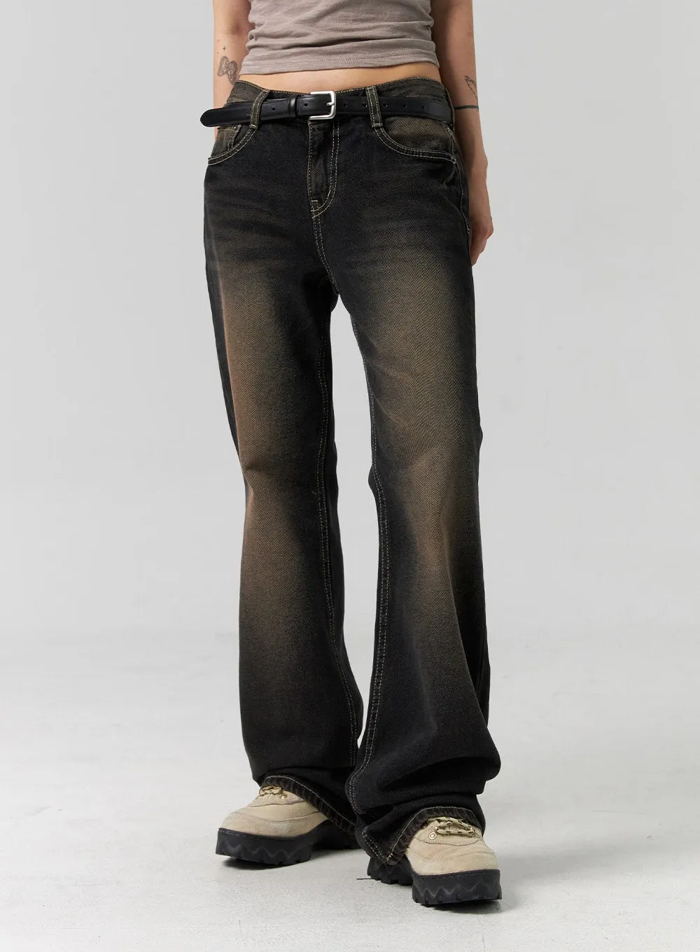 Slim Fit Bootcut Jeans CG330