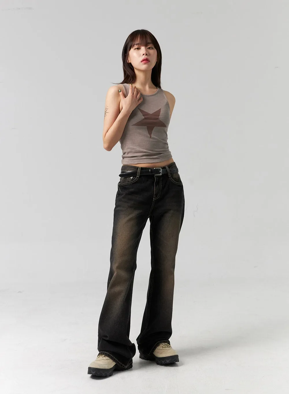 Slim Fit Bootcut Jeans CG330