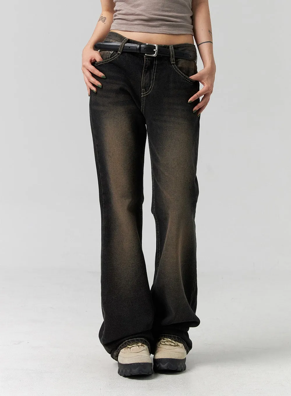 Slim Fit Bootcut Jeans CG330