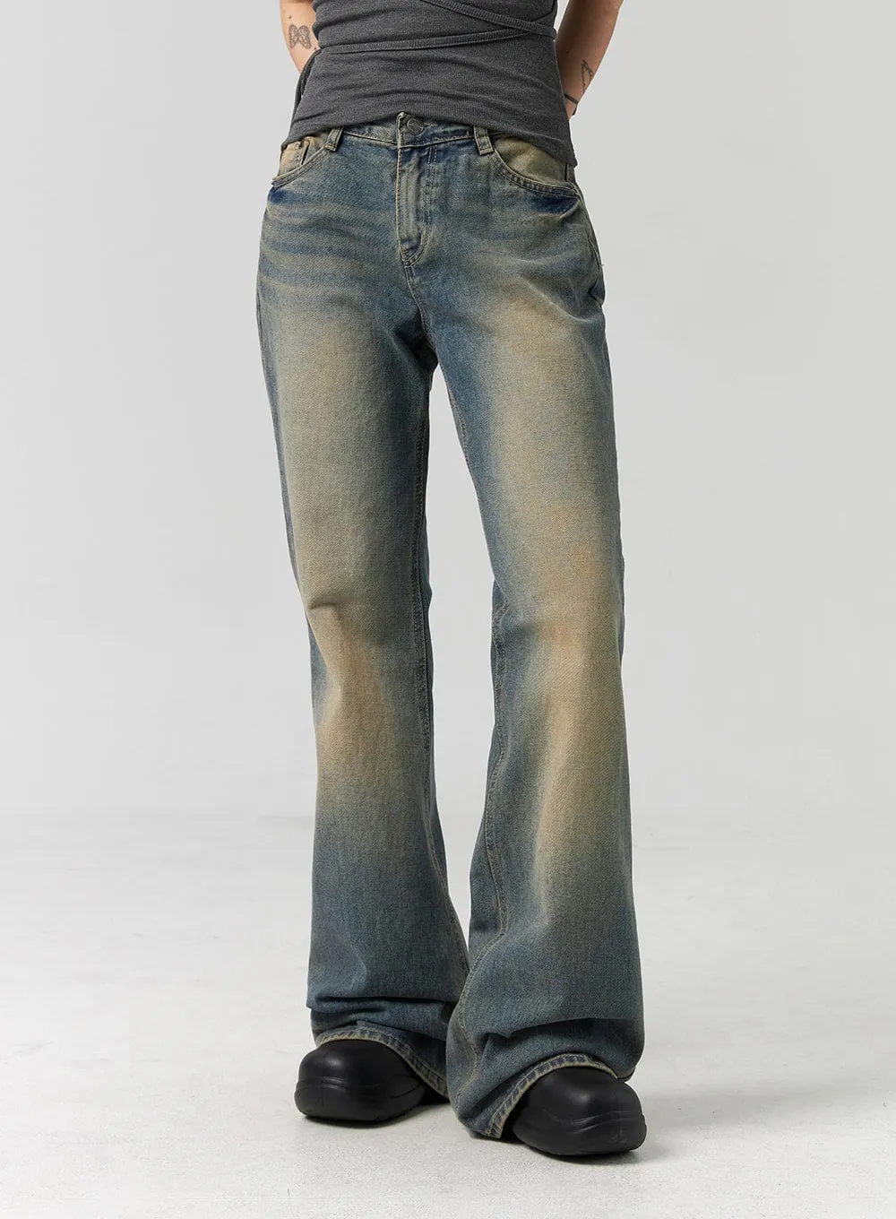 Slim Fit Bootcut Jeans CG330