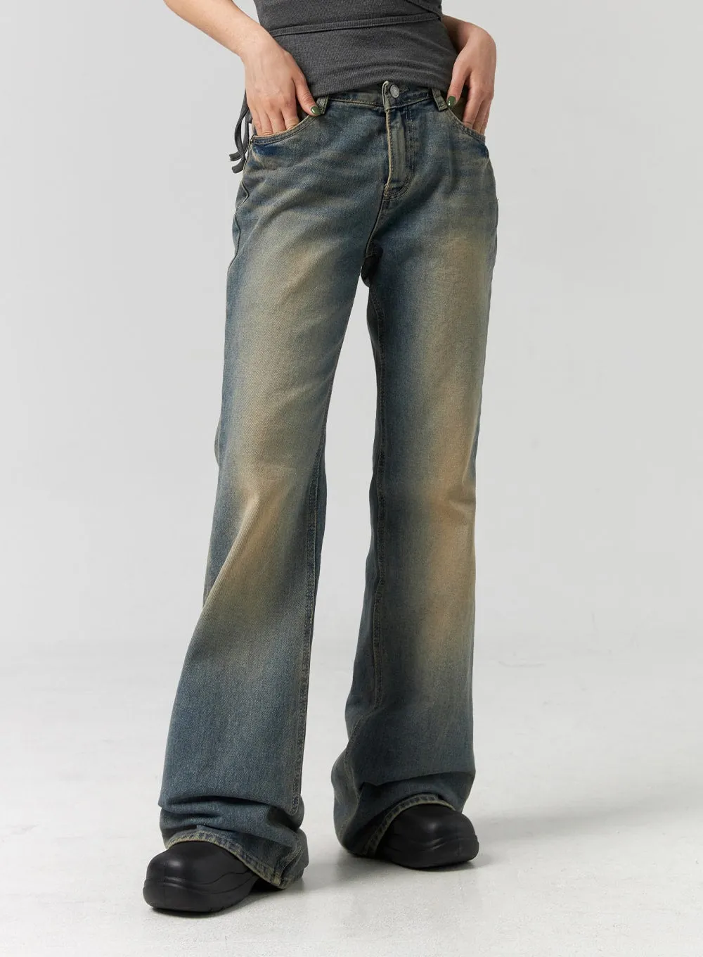 Slim Fit Bootcut Jeans CG330