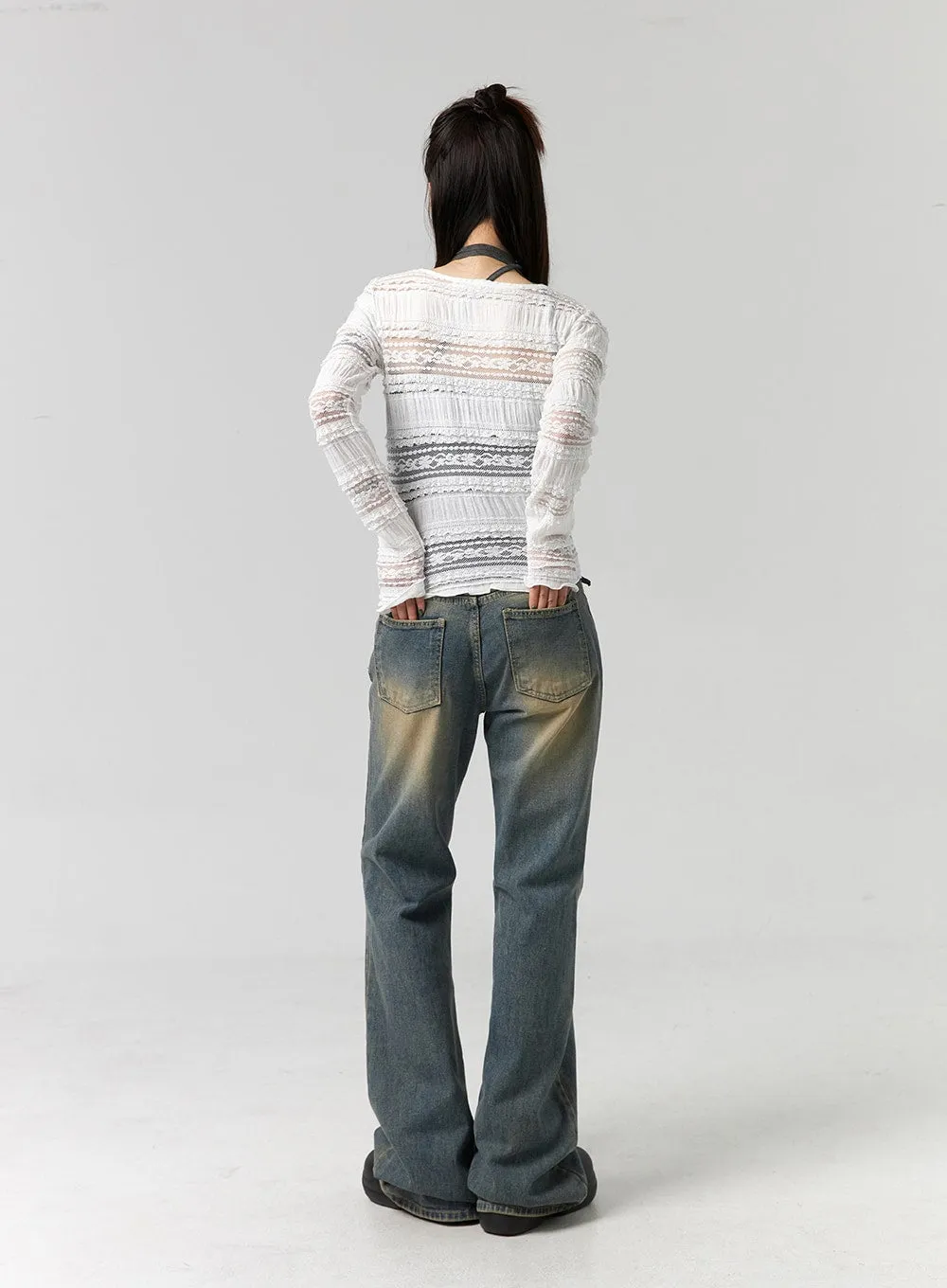 Slim Fit Bootcut Jeans CG330