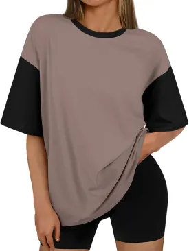 Trendy Queen Oversized T-Shirts for Women Summer Workout Loost Fit Short Sleeve Tops Casual Y2K 2025 Fashion Basic Tees