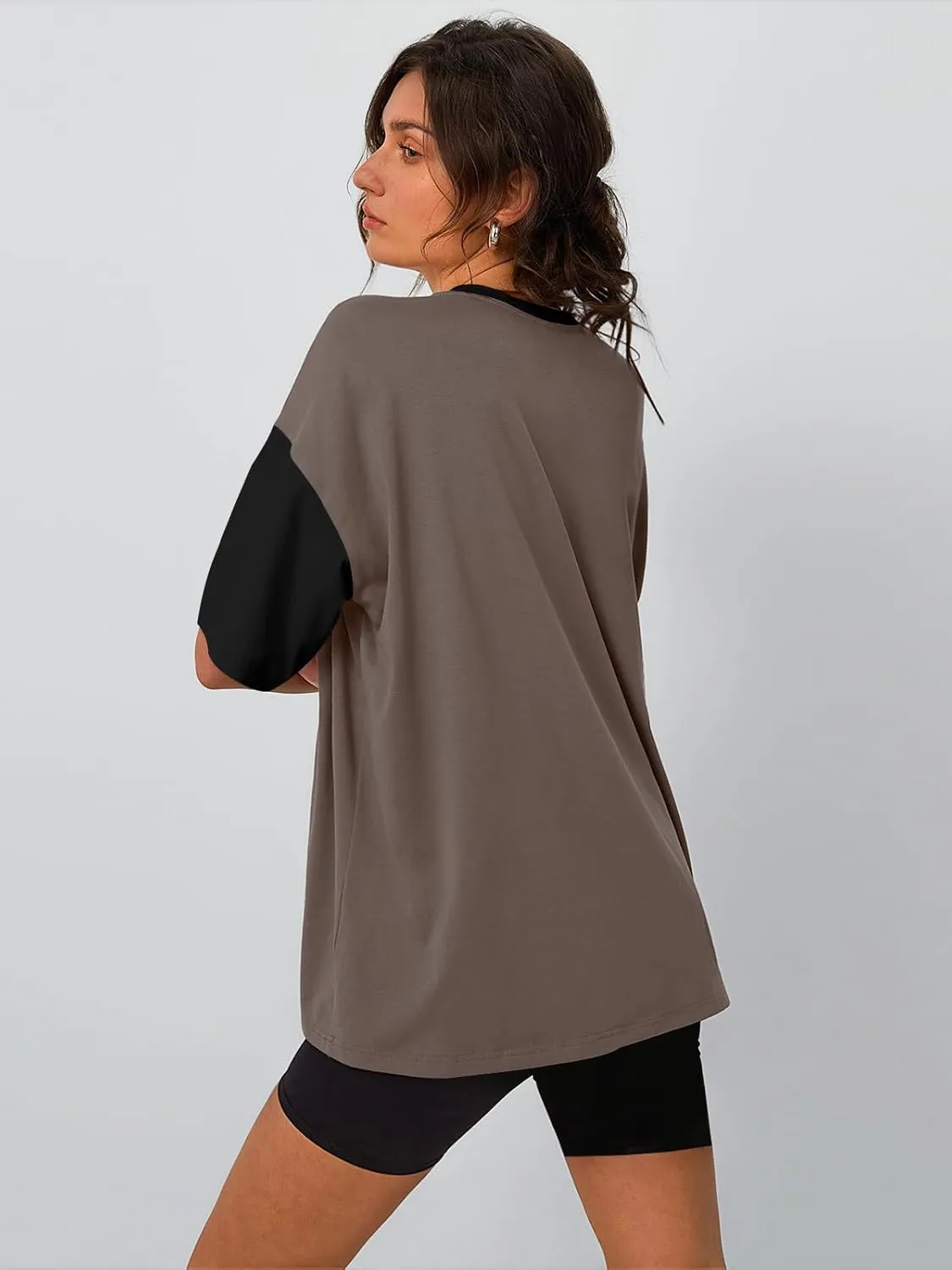 Trendy Queen Oversized T-Shirts for Women Summer Workout Loost Fit Short Sleeve Tops Casual Y2K 2025 Fashion Basic Tees