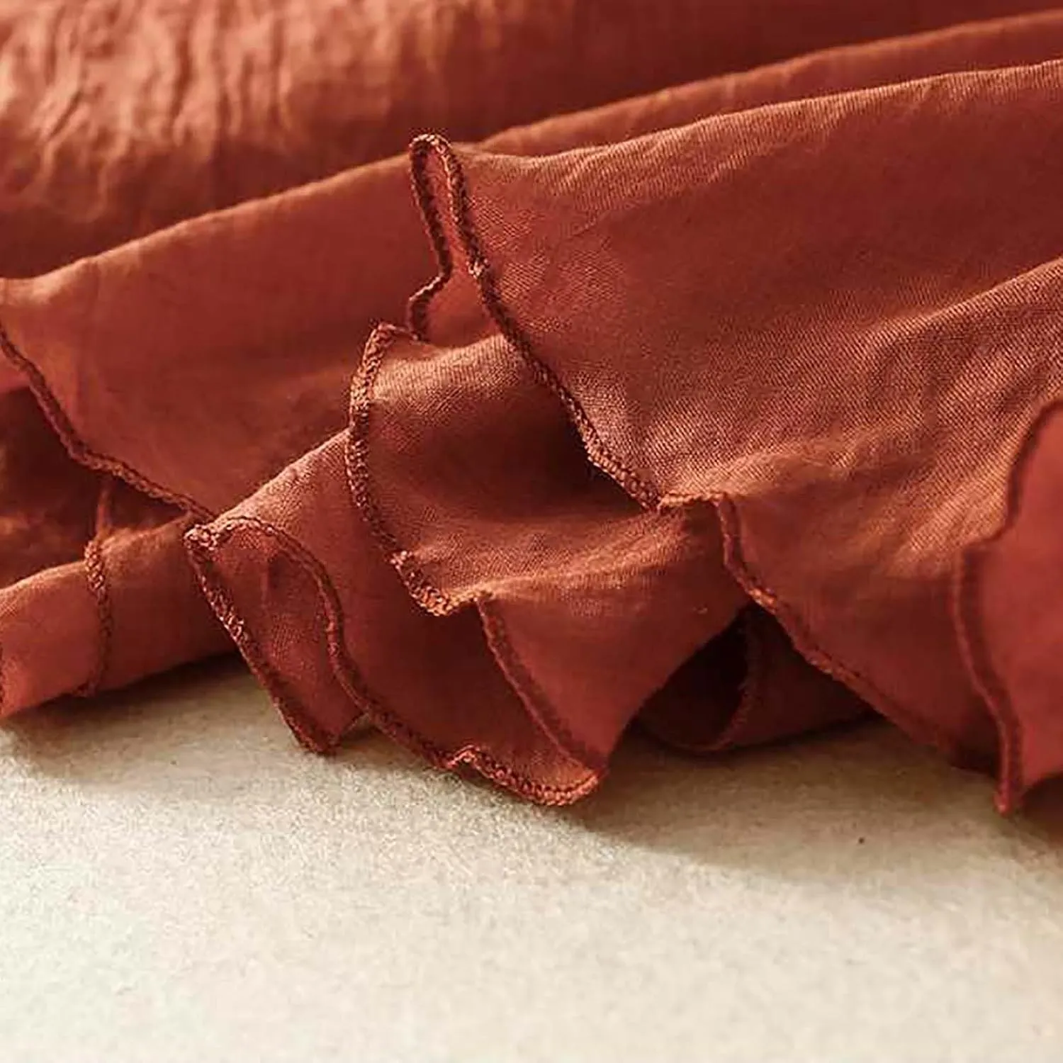 Women's Summer Bohemian Elastic Waist Long Flowy Cotton Linen Skirt Renaissance Casual Lightweight Maxi Skirt 2025